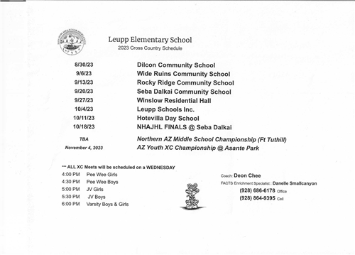 CC Schedule